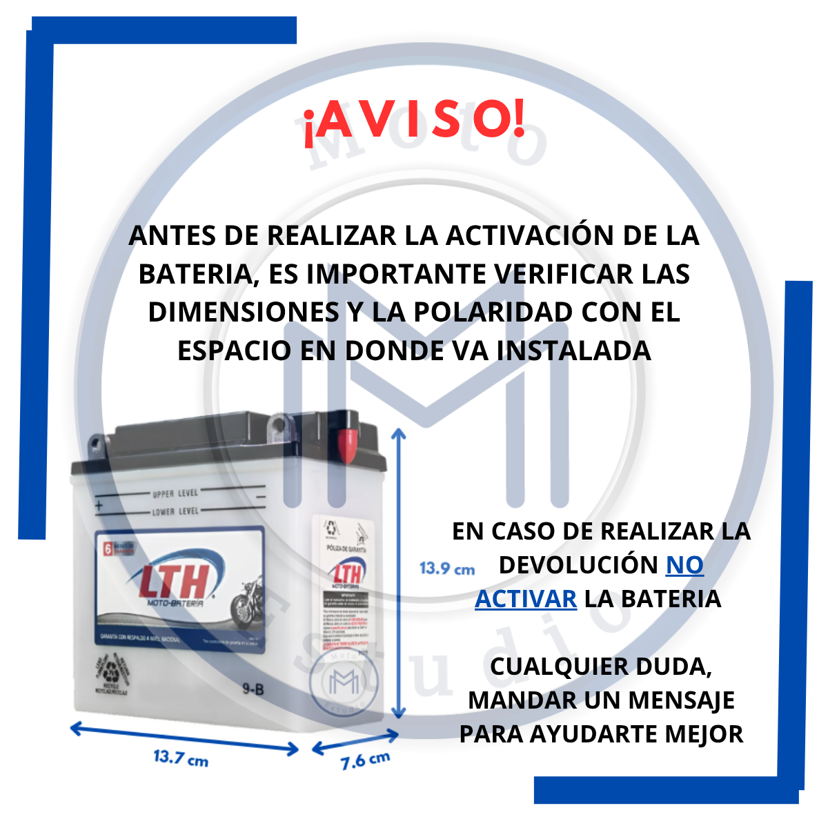 BATERIA 9-B LTH - Image 5