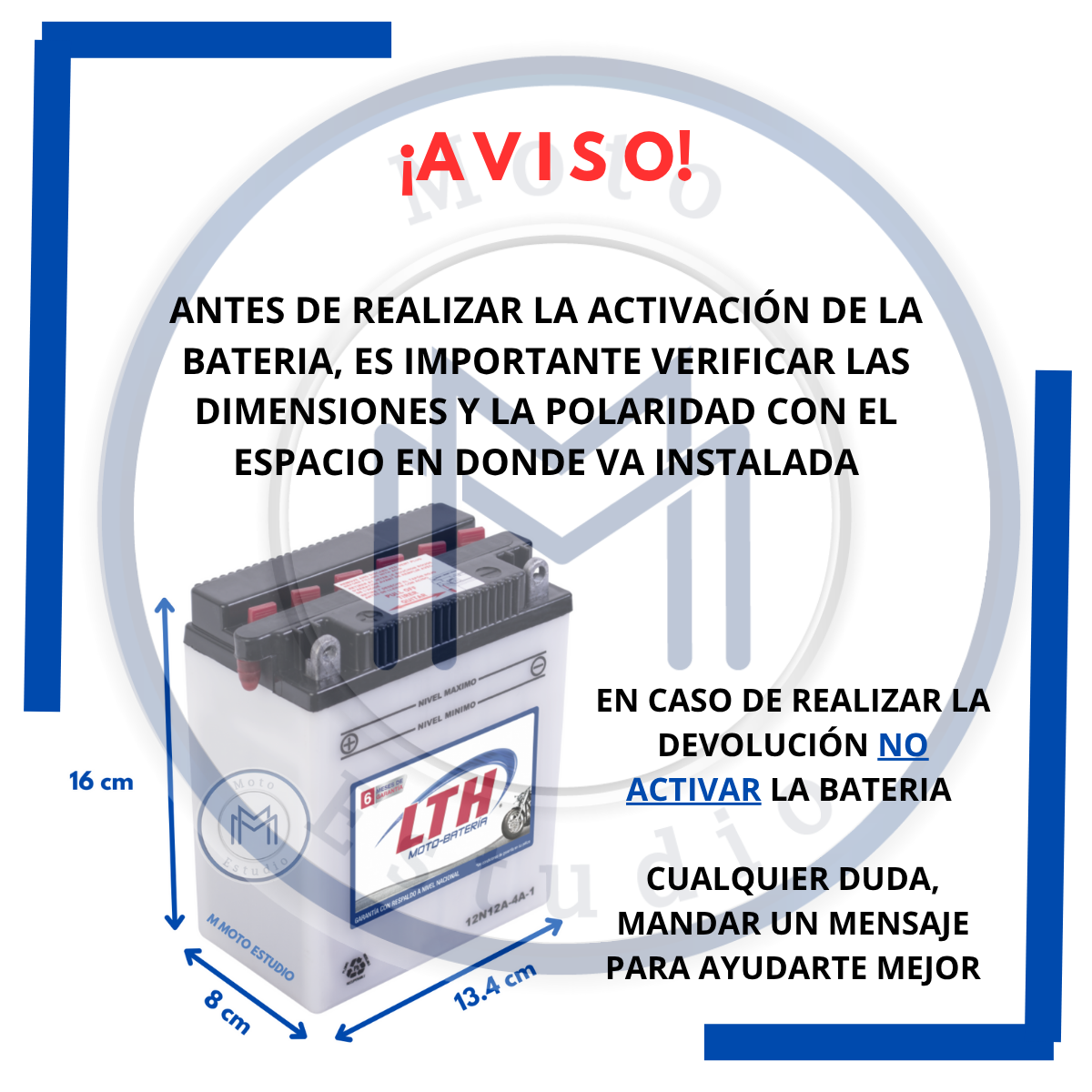 BATERIA 12N12-4A LTH - Image 3