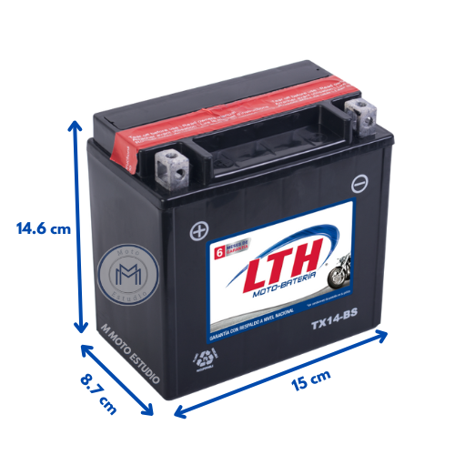 BATERIA TX14 AGM LTH - Image 2