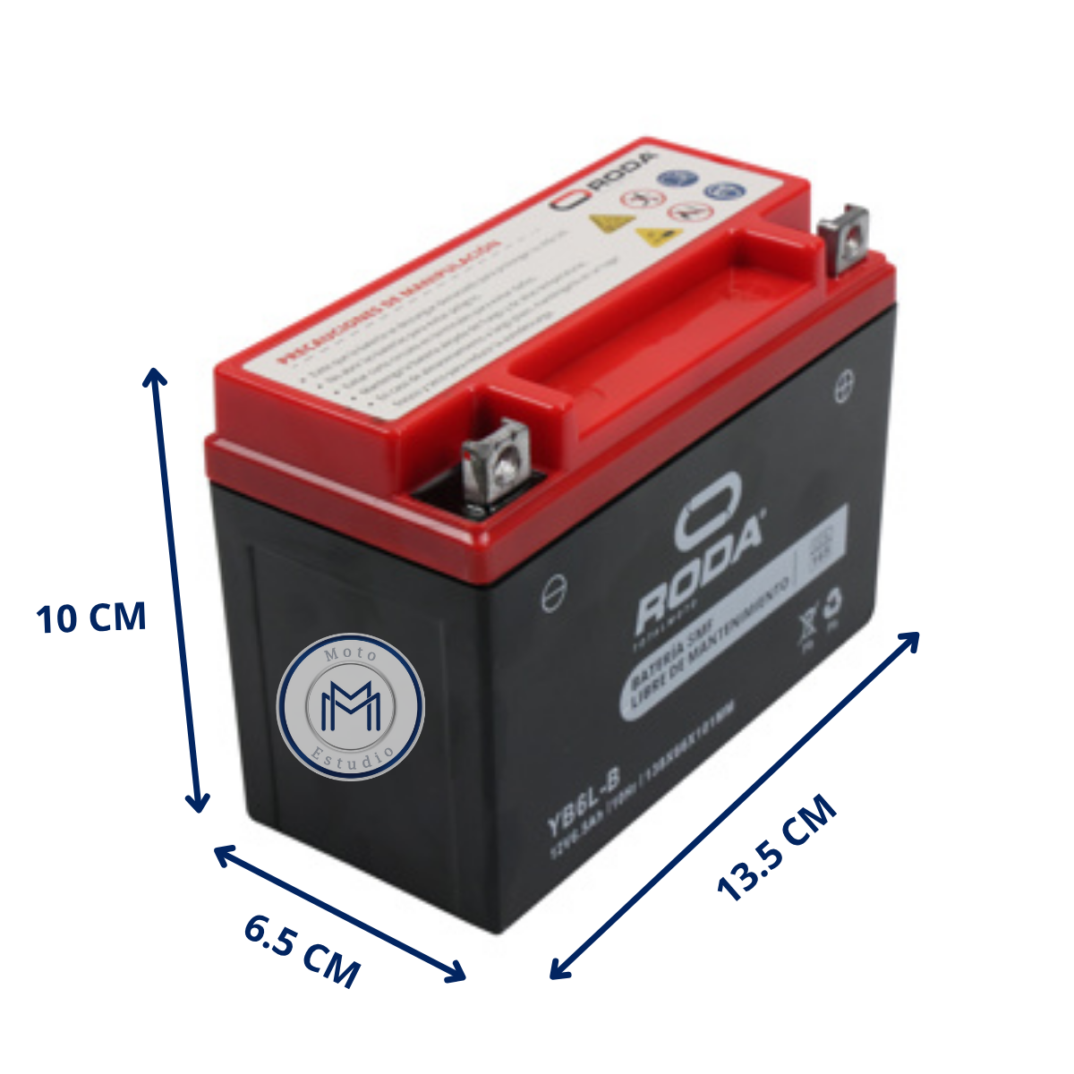 BATERIA YB6L RODA AGM - Image 2